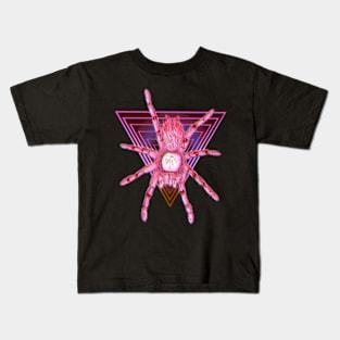 Tarantula “Vaporwave” Triangle V10 (Glitch) Kids T-Shirt